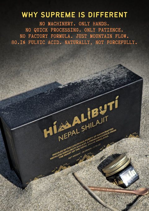 SHILAJIT FROM NEPAL - SUPREME EDITION - 20GRM