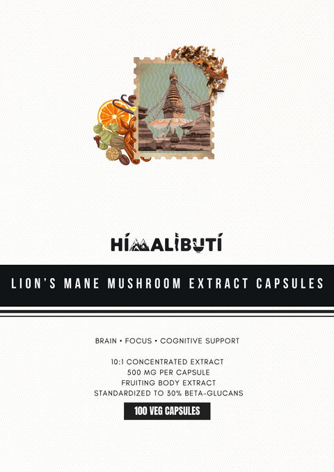 HIMALIBUTI LION'S MANE MUSHROOM EXTRACT CAPSULES