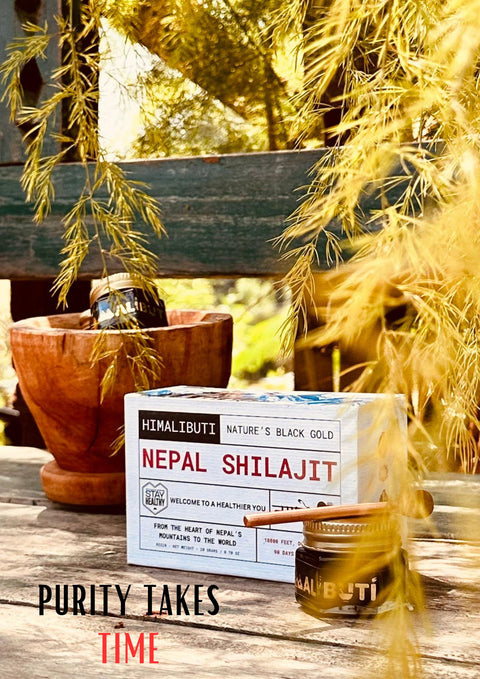 NEPALI SHILAJIT WITH COPPER SPOON - 20GRM - ELITE