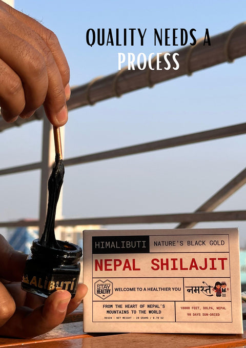 NEPALI SHILAJIT WITH COPPER SPOON - 20GRM - ELITE