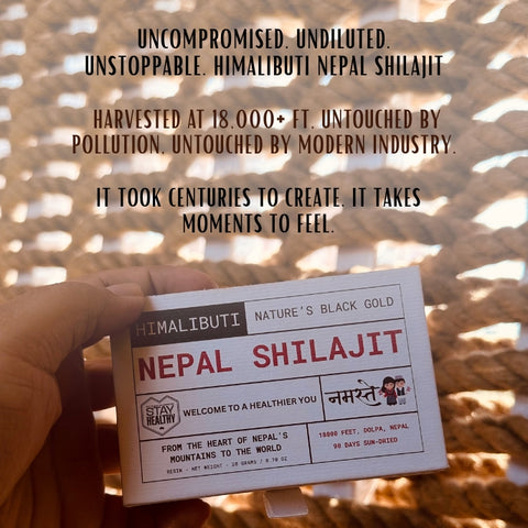 NEPALI SHILAJIT WITH COPPER SPOON - 20GRM - ELITE