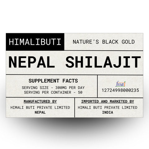 HIMALIBUTI NEPAL SHILAJIT - DOLPA, NEPAL. 18000 FEET, 90 DAYS SUN-DRIED. ( NEPAL IMPORTED )