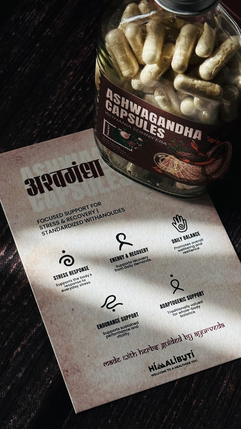 ASHWAGANDHA CAPSULES – ANCIENT ADAPTOGENIC ROOT