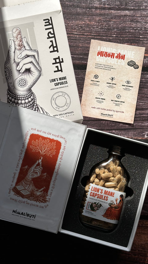 LION'S MANE CAPSULES – BRAIN & FOCUS MUSHROOM