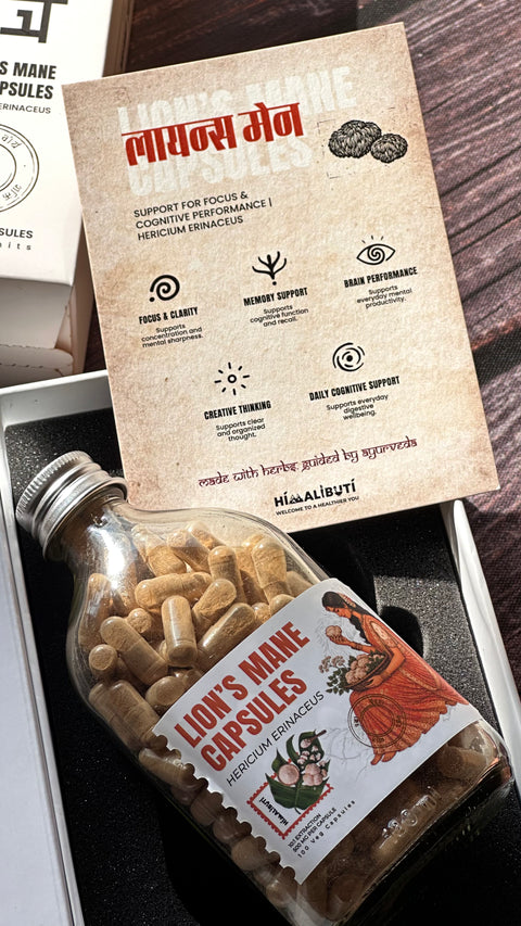 LION'S MANE CAPSULES – BRAIN & FOCUS MUSHROOM