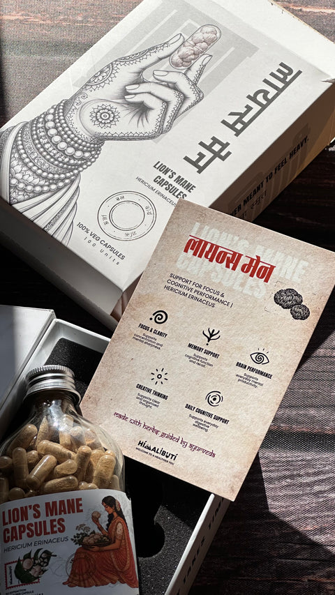 LION'S MANE CAPSULES – BRAIN & FOCUS MUSHROOM