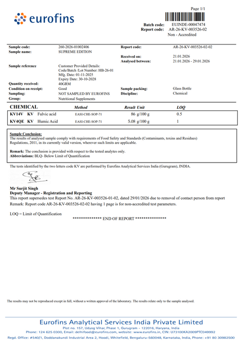 SHILAJIT FROM NEPAL - SUPREME EDITION - 20GRM