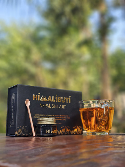 NEPALI SHILAJIT WITH COPPER SPOON - 20GRM - SUPREME