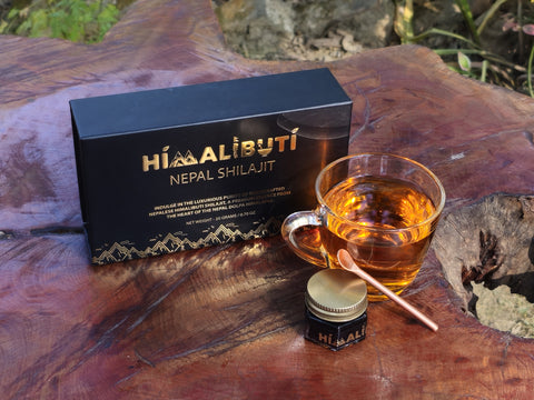 NEPALI SHILAJIT WITH COPPER SPOON - 20GRM - SUPREME